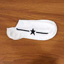 White Star Pattern Low - Cut Socks (1 Pair) - justgrabit.in | Just Grab It