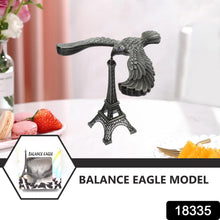 Balancing Bird Metal Eiffel Tower Statue Balance Eagle Toy (1 Set) - justgrabit.in | Just Grab It