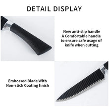 Stainless Steel Knife Set With Chef Peeler And Scissor (6 Pieces) - Justgrabit Inc.