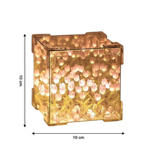 Decorative Tulip Flower LED Cube Night Lamp Set (1 Set / Mix Color) - justgrabit.in | Just Grab It
