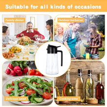 2 - in - 1 Multi - Purpose Glass Oil Dispenser Bottle (500 ml Approx) - justgrabit.in | Just Grab It