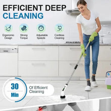 9 - in - 1 Electric Spin Scrubber - (1 Set) - justgrabit.in | Just Grab It