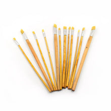 Brown Art Brush Set for Artists (Pack of 12) - Justgrabit Inc.
