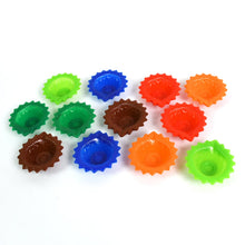 Silicone Diya for Diwali Attractive Design Colourful Diya Combo, Diwali (12 Pcs Set) - justgrabit.in | Just Grab It