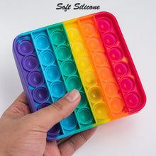 Square it Toy Special Needs Silicone Stress Relief Toy For Kids & Adult All Use Toy - justgrabit.in | Just Grab It