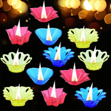 Candle Cup with Multi Shape, Diwali (Multicolor) (12 Pcs Set) - justgrabit.in | Just Grab It