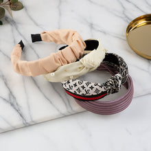 Women’s Ribbed Texture Knot Design Hairband (1 Pc / Mix Design) - justgrabit.in | Just Grab It