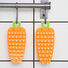 Vegetable Scrubbing Brush, Vegetable Scrubber Non‑Toxic Fruit Brush Carrot Shape Vegetable Brush for Potato for Vegetable - Justgrabit Inc.