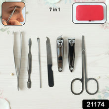 7 in 1 Stainless Steel Manicure Pedicure Grooming Kit - justgrabit.in | Just Grab It
