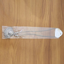 Oxidised Silver - Tone Traditional Long Necklace (1 Pc) - justgrabit.in | Just Grab It