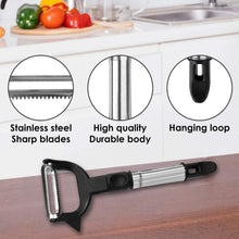 2 - in - 1 Double Julienne and Vegetable Peeler - Justgrabit Inc.