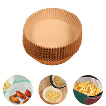 Round Air Fryer Disposable Paper Liner (50 Pcs Set / 160mmx45mm) - justgrabit.in | Just Grab It