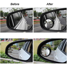 Car Blind Spot Side Mirror Black frame - (2 Pc / Set) - justgrabit.in | Just Grab It