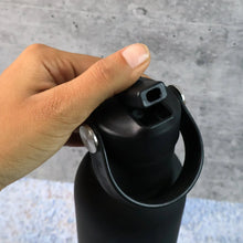 Stainless Steel Water Bottle with Carry Strap & Built - In Straw 1000ML Approx (1 Pc) - Justgrabit Inc.