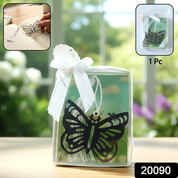 Elegant Butterfly Design Metal Bookmark (1 Pc) - justgrabit.in | Just Grab It