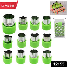 Stainless Steel Cookie Cutter Shapes Set, Baking Cooking Food Decoration (12 Pcs Set) - justgrabit.in | Just Grab It
