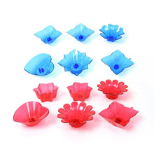 Reflection Diya Combo Plastic Candle Cup with Multi Shape, Diwali (12 Pcs Set) - justgrabit.in | Just Grab It
