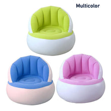 Kids inflatable sofa chair with backrest & Foot Air Pump (1 Set 85x74 Cm Approx) - justgrabit.in | Just Grab It