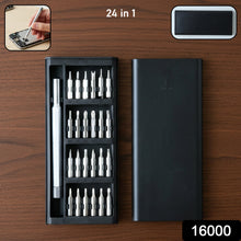 Aluminium 24 in 1 Precision Screwdriver Tool Kit Set (1 Set) - justgrabit.in | Just Grab It