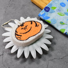 Cartoon Wood Pulp Sponge for Dishwashing Absorbent Cleaning Pad - justgrabit.in | Just Grab It
