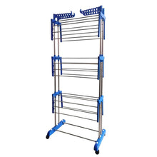 Foldable Stainless Steel Clothes Drying Stand Rack - Justgrabit Inc.