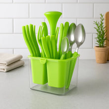 Supermom Premium Fancy Cutlery Set with Holder (24 Pc / Set) - Justgrabit Inc.