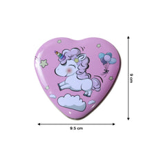 Heart Shaped Unicorn Printed Multipurpose Storage Box (1 Pc) - justgrabit.in | Just Grab It