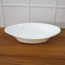 Plastic Marin Serving Bowl – Elegant Oval Deep Bowl (1 Pc / White) - justgrabit.in | Just Grab It