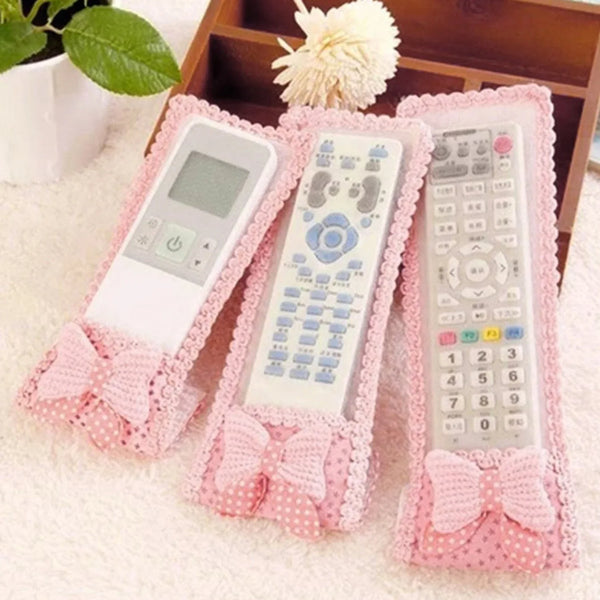3pc Remote Cover for TV, Air Conditioner, D2H, DTH Remote Control Dust Cover (Mix Design / 3 Pc) - Justgrabit Inc.
