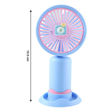 Dual - Use Rechargeable Mini Handheld & Table Fan (1 Pc) - justgrabit.in | Just Grab It