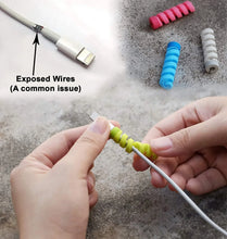 Spiral Charger Spring Cable Protector Data Cable Saver (Pack of 4) - Justgrabit Inc.