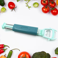 Multifunctional, Vegetable Fruit Peelers Slicer Can Opener 7 In 1 Kitchen Peeler For Veggie Fruit Potato Carrot Durable Kitchen Peeling Tool Non - slip Handle Durable For Potato, Fruit, Vegetables, Carrots, Cucumbers - Justgrabit Inc.