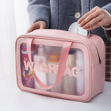 Big Zippered Cosmetic Pouch, Toiletry Bag for Cosmetics (1 Pc) - justgrabit.in | Just Grab It