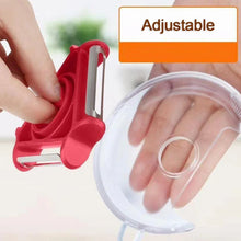 3 in 1 Multi Function Three Use Rotary Hanging Round Planer Peeler and Cutter Vegetable Slicer Kitchen Tools Kitchen Gadgets - justgrabit.in | Just Grab It