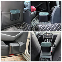 Mini Car Trash Can with Lid, Waterproof Car Trash Bin Storage Box (1 Pc) - justgrabit.in | Just Grab It