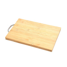 Thick Wooden Bamboo Kitchen Chopping Board with Holder for Fruits & Meat - justgrabit.in | Just Grab It