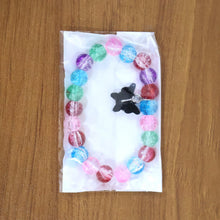 Premium Multicolor Crackle - Bead Stretch Bracelet (1 Pc) - justgrabit.in | Just Grab It