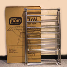 Supermom Premium Stainless Steel Heavy Duty Foldable Cloth Drying Stand (1 Pc) - justgrabit.in | Just Grab It