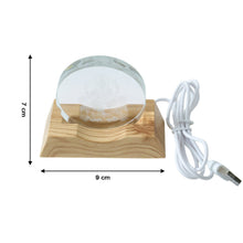 3D Lord Ganesha Acrylic LED Night Lamp (1 Pc) - justgrabit.in | Just Grab It