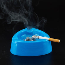 Oblivion Durable Plastic Ashtray with Wide Bowl and Triple Cigarette Holder Slots (1 Pc) - justgrabit.in | Just Grab It