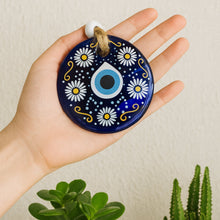 Decorative Evil Eye Wall Hanging Nazar Protector Charm with Beads, Wind Chime (1 Pc) - justgrabit.in | Just Grab It