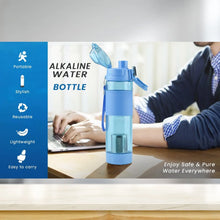 Alkaline Water Bottle, with Food Grade Plastic, Stylish and Portable (Particulates not included) - justgrabit.in | Just Grab It