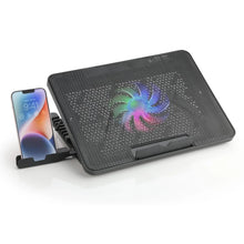 Laptop Cooler Cooling Pad with 2 Quiet Led Fans, Dual USB Ports, Portable Ultra Slim USB Powered 7 Heights Adjustable Laptop Stand for Gaming Laptop - Justgrabit Inc.