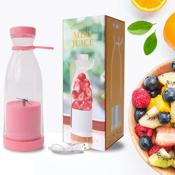 BLENDER PORTABLE JUICER FOR SMOOTHIE 420 ML Multicolour - Justgrabit Inc.