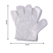 Disposable Transparent Plastic Gloves (100 Piece Pack) - justgrabit.in | Just Grab It