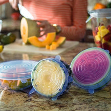 Reusable Silicone Stretch Lids 4 Piece Set - justgrabit.in | Just Grab It