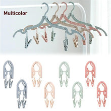 Folding Hanger with Clips for Clothes, Adjustable Hanger (1 Pc) - Justgrabit Inc.