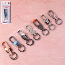 Premium Heavy - Duty Metal Keychain with Carabiner Clip (1 Pc / Assorted Design) - justgrabit.in | Just Grab It