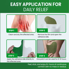 Knee Relief Patch Set – Herbal - Infused Adhesive Patches (10 Pc Set) - justgrabit.in | Just Grab It