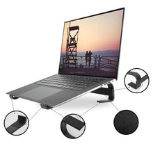 Fixed Metal Laptop Stand for Desk (25 × 26 cm) - justgrabit.in | Just Grab It